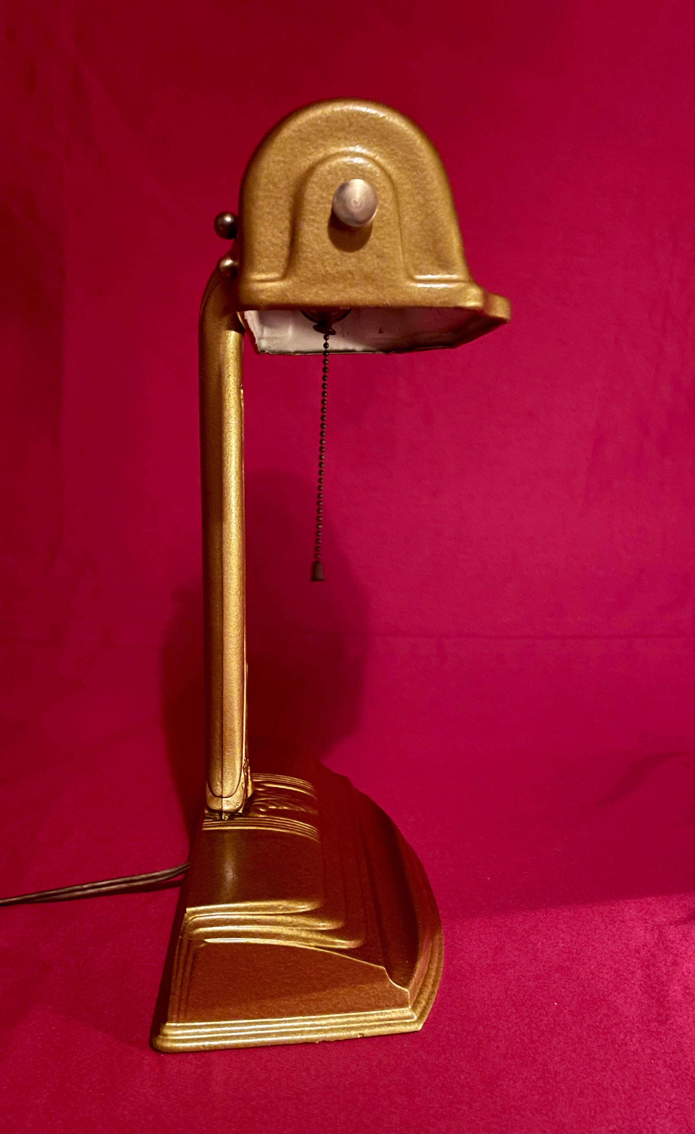 Vintage Art Deco desk lamp from the 1930s