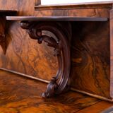 Walnut desk, Northern Europe, circa 1900. After restoration.