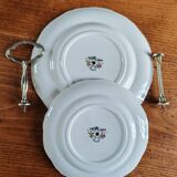 Two-tier porcelain cake stand