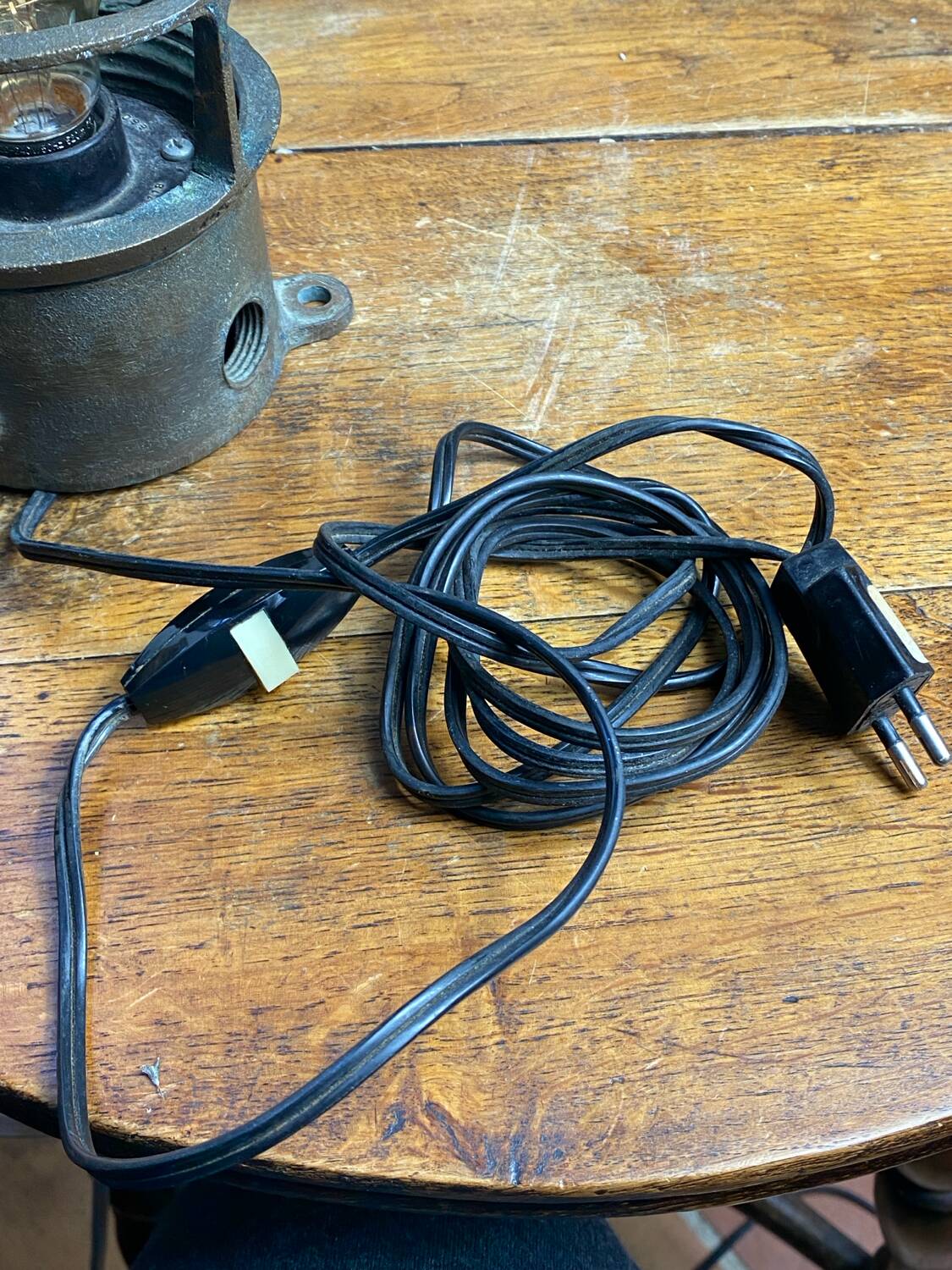 Antique lampe de bateau Russell @ Stoll New York