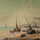 Lively Coastline - Oil on canvas