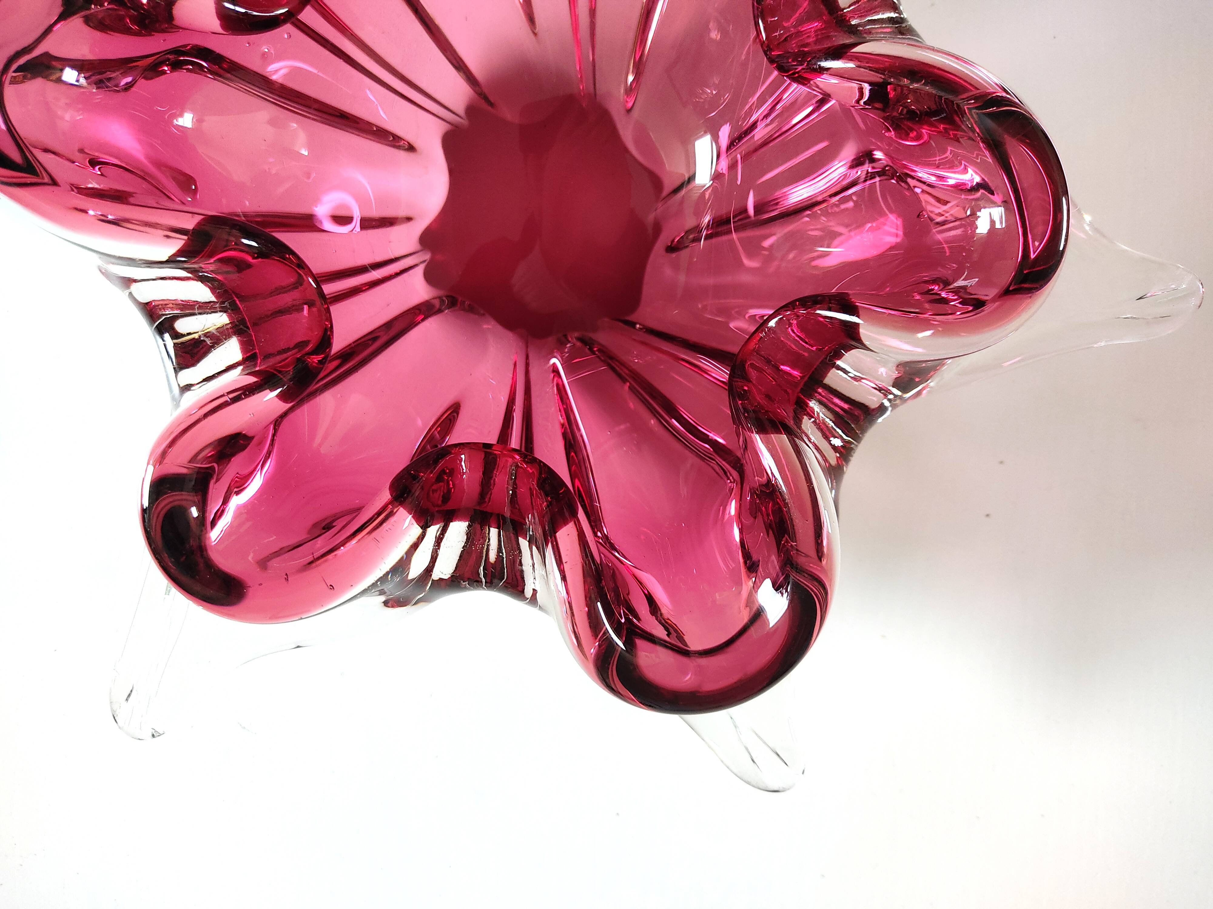 Murano glass empty pocket cup