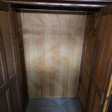 3-door workshop cabinet in solid oak