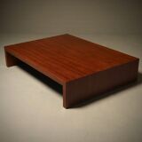 Large Bamboo Coffee Table in the Style of Axel Vervoordt 1980s
