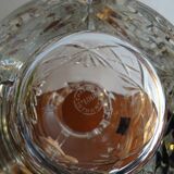 Jug / pitcher with crystal water Saint Louis signed - Model Chantilly