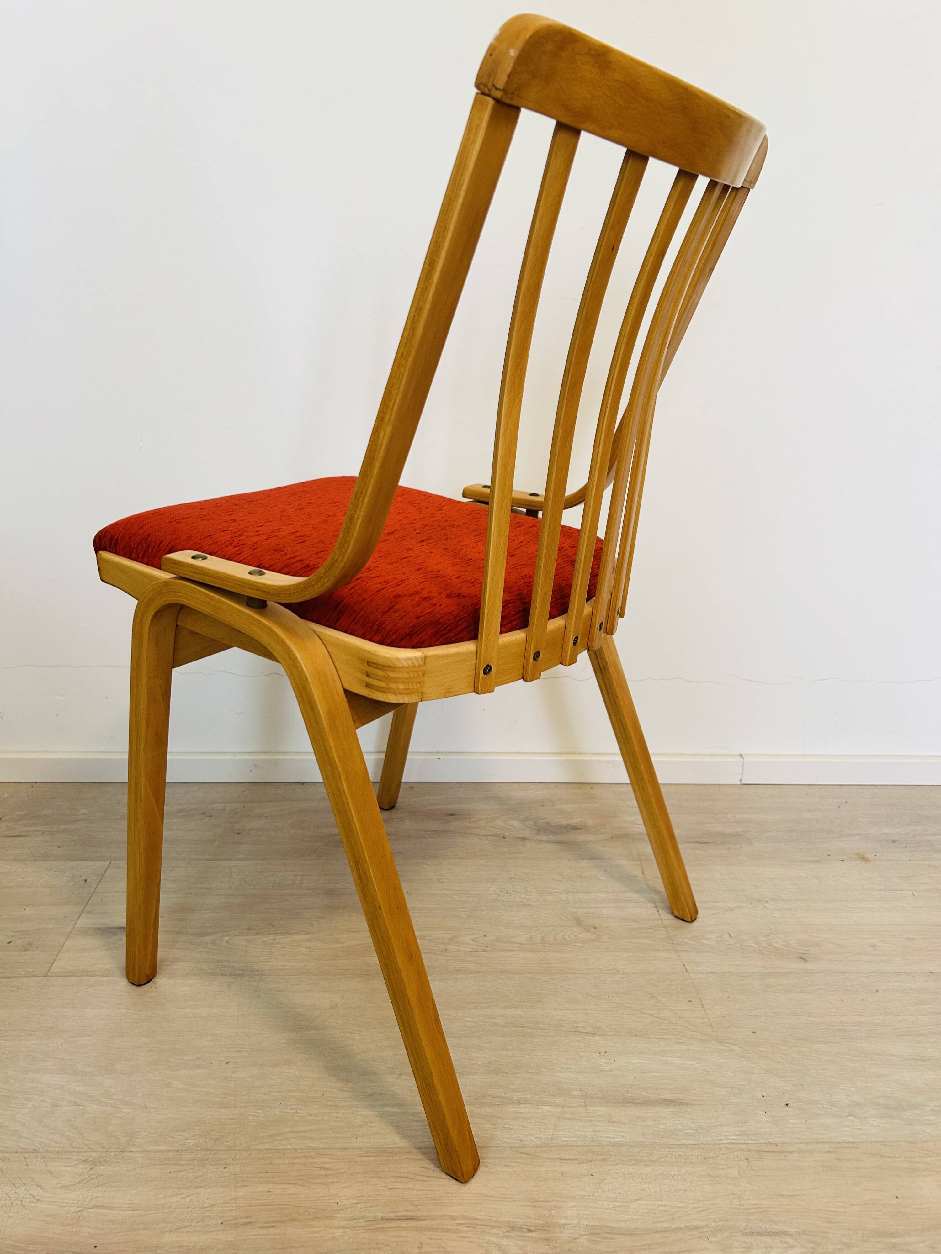 Vintage Chair by Ludvík Volak for TON from Czekoslovakia 1960’s