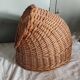 Vintage -Petite corbeille  pour chat en rotin