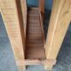 Console brutaliste 120 cm bois massif