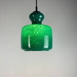 Rare green galaxy glass suspension light by Peill and Putzler 1960