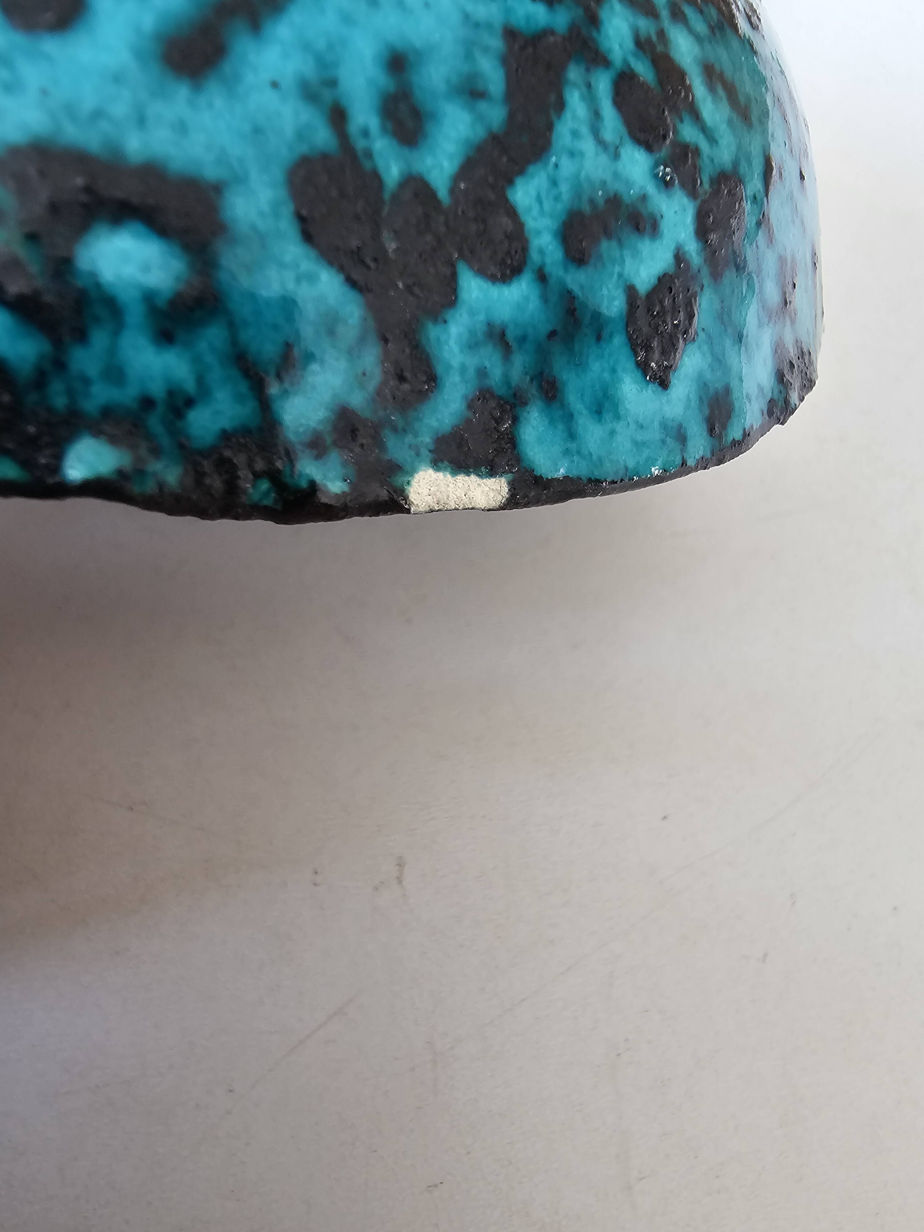 Ceramic enamelled bowl Signed Accolay - 60s