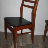 Lot 4 scandinavian chairs from the 60s