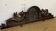 Fronton d’armoire en bois