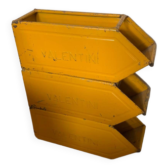 Yellow Valentini industrial lockers