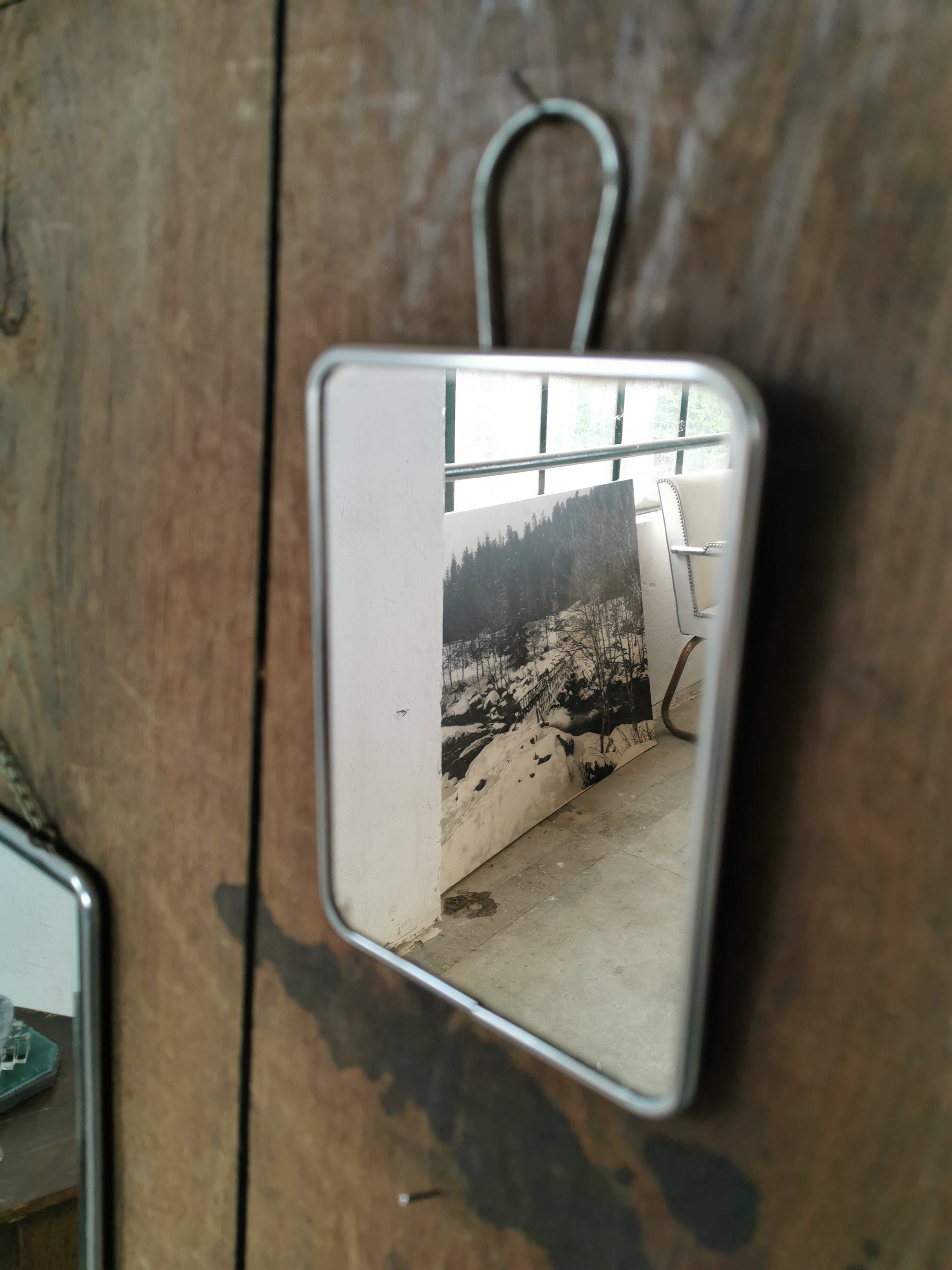 Set of 4 barber mirrors