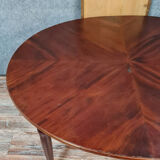 Art Deco period table with mahogany extensions around 1920