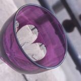 Baccarat Genove Amethyst Crystal Vodka Shot Glass