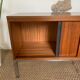 Teak sideboard, sliding doors