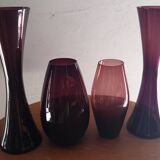 4 50s designer vases