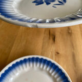 3 assiettes en terre de fer St Amand modèle Marcel