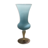 Blue opaline vase