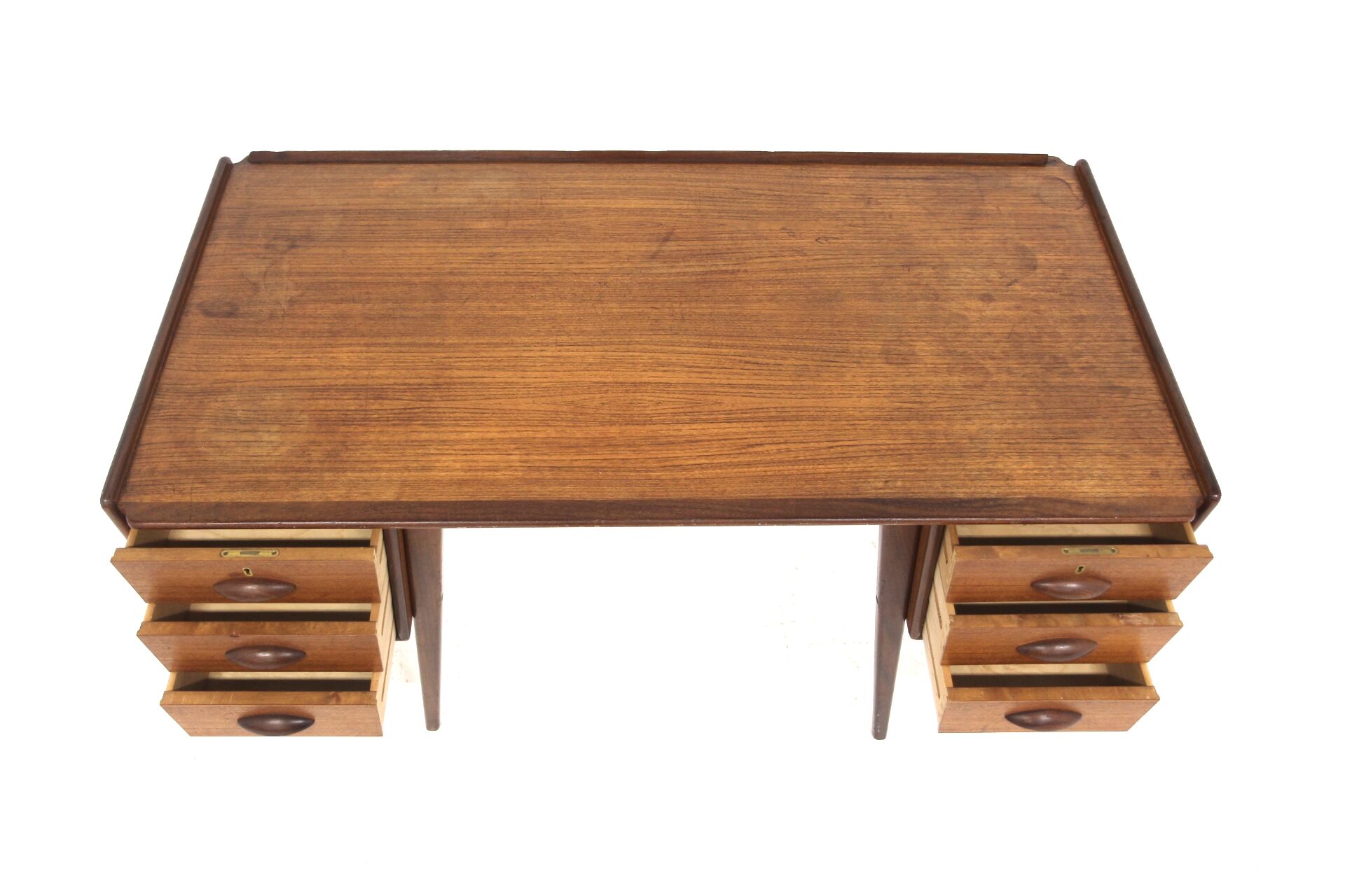 Scandinavian teak desk "PL. Uddebo", Svante Skogh, Sweden, 1960