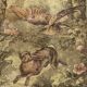 Pair of 20th century wall tapestries with animal decor