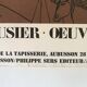 Le corbusier, presence (homme et taureau), 1987. original exhibition poster