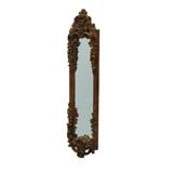 Mirror in a wooden frame, Italian design, 1960s, production: Italy