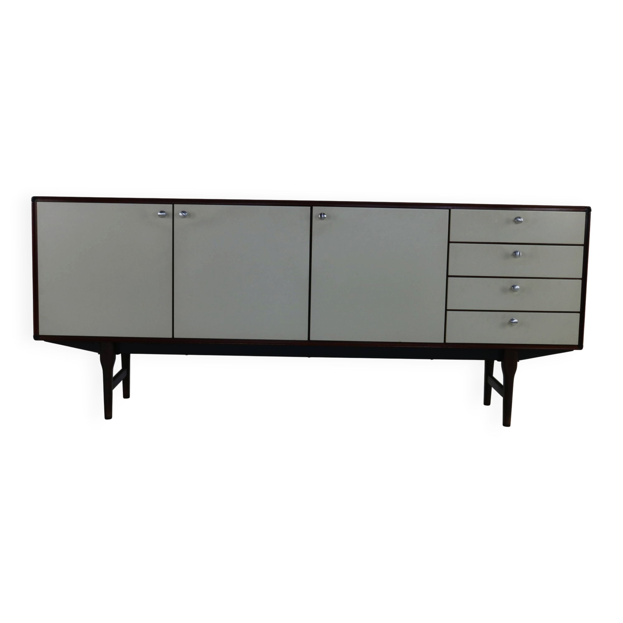 Sixties design rosewood sideboard for Fristho Franeker