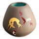 German terracotta vase Hanns Welling, Ernst Borens, 1960