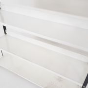 Black and white metal book shelves attrb. to Tomado, Holland, 1950's