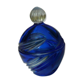 blue glass jewelry box