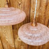 Pink Clichy glass lampshade pendant light