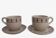 Ensemble de 2 tasses à déjeuner basque en grès Amatxi