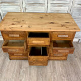 Sideboard or chest of drawers with 11 drawers, craft furniture