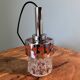 Art deco lamp / glass shade from the 1960s / ceiling pendant lamp for home decor