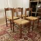 36 chaises vintage en hêtre et paille – Vente par lots – Grande série 