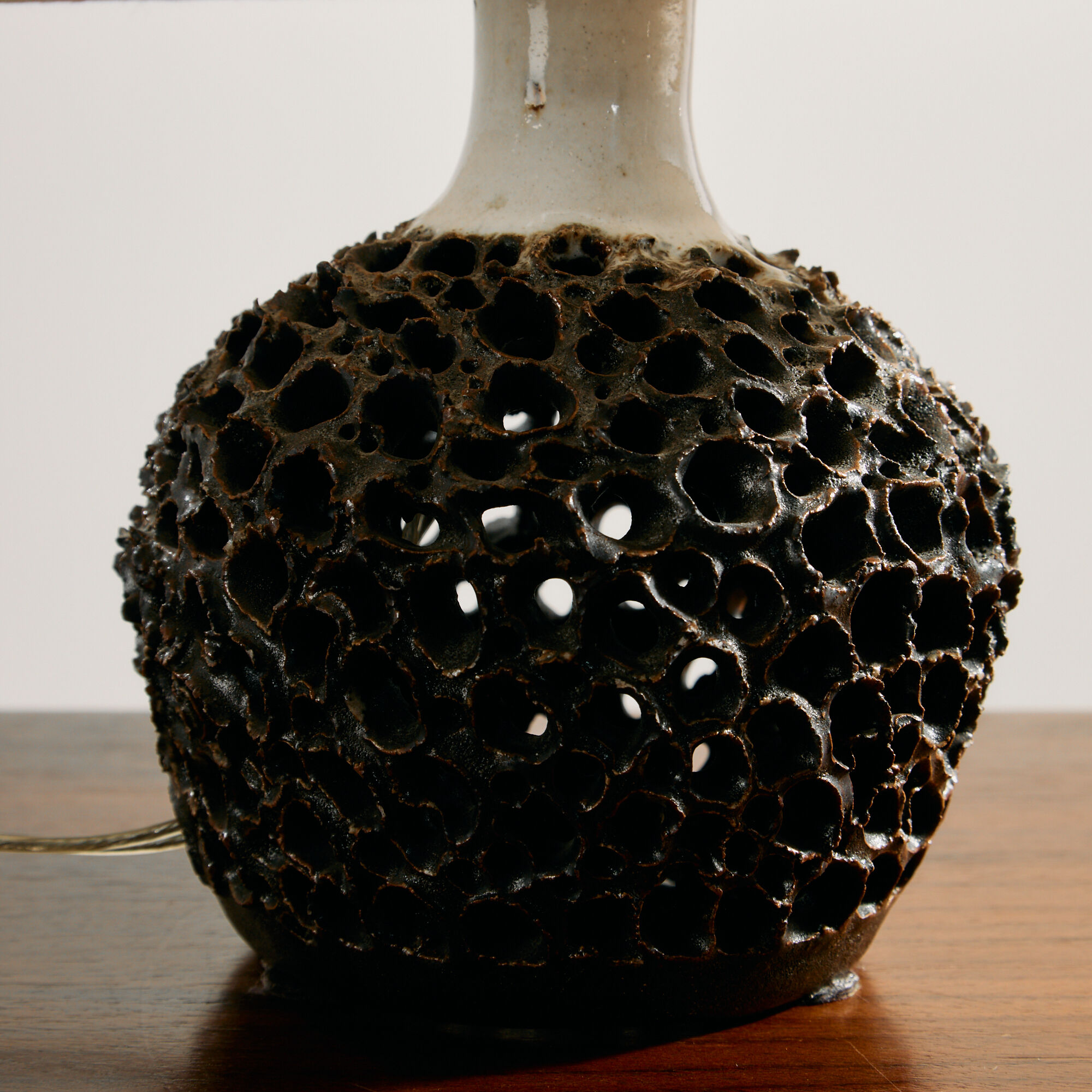 Danish ceramic table lamp by Bodil Marie Nielsen, set of 2