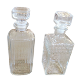 2 whiskey decanters