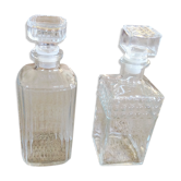2 carafes à whisky