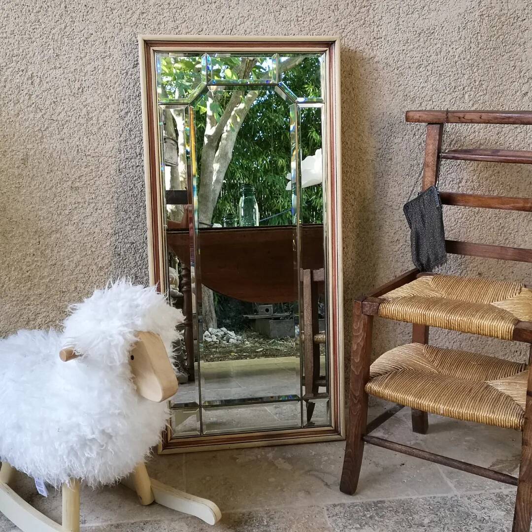 Miroir 9 facettes bisautees