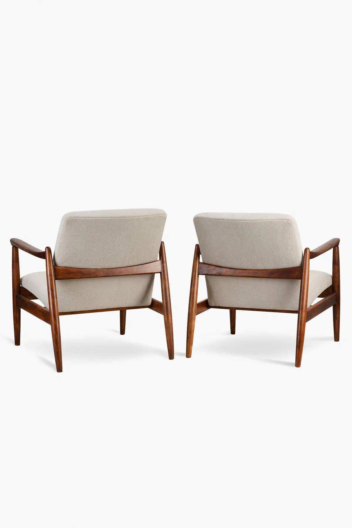 Paire de fauteuils GFM-64, design Edmund Homa