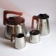 Set thé et café par Axel Enthoven pour Demeyere Werkhuizen, Belgique, 1971, Set de 4.