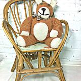 Vintage bamboo armchair