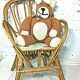 Vintage bamboo armchair