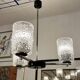 Chandelier, Lidokov type V167-1268, Czechoslovakia, 1970s
