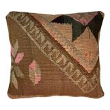 Housse de coussin kilim turc vintage 40 x 40 cm