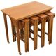 Nesting tables Poul Hundevad vintage mid century