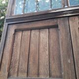 Double entrance door 227x142.2cm oak multi-point lock and its frame