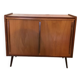 Buffet portes coulissantes pieds compas